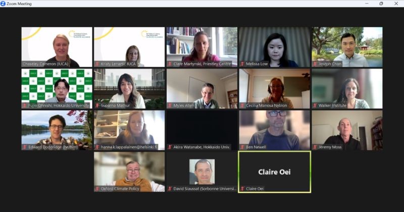 Zoom Screenshot COP28 Planning Meeting