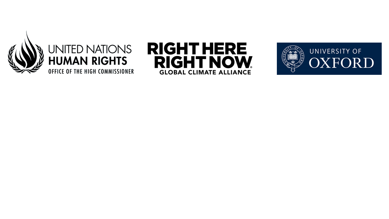 Right Here Right Now Global Climate Summit Partner Logos