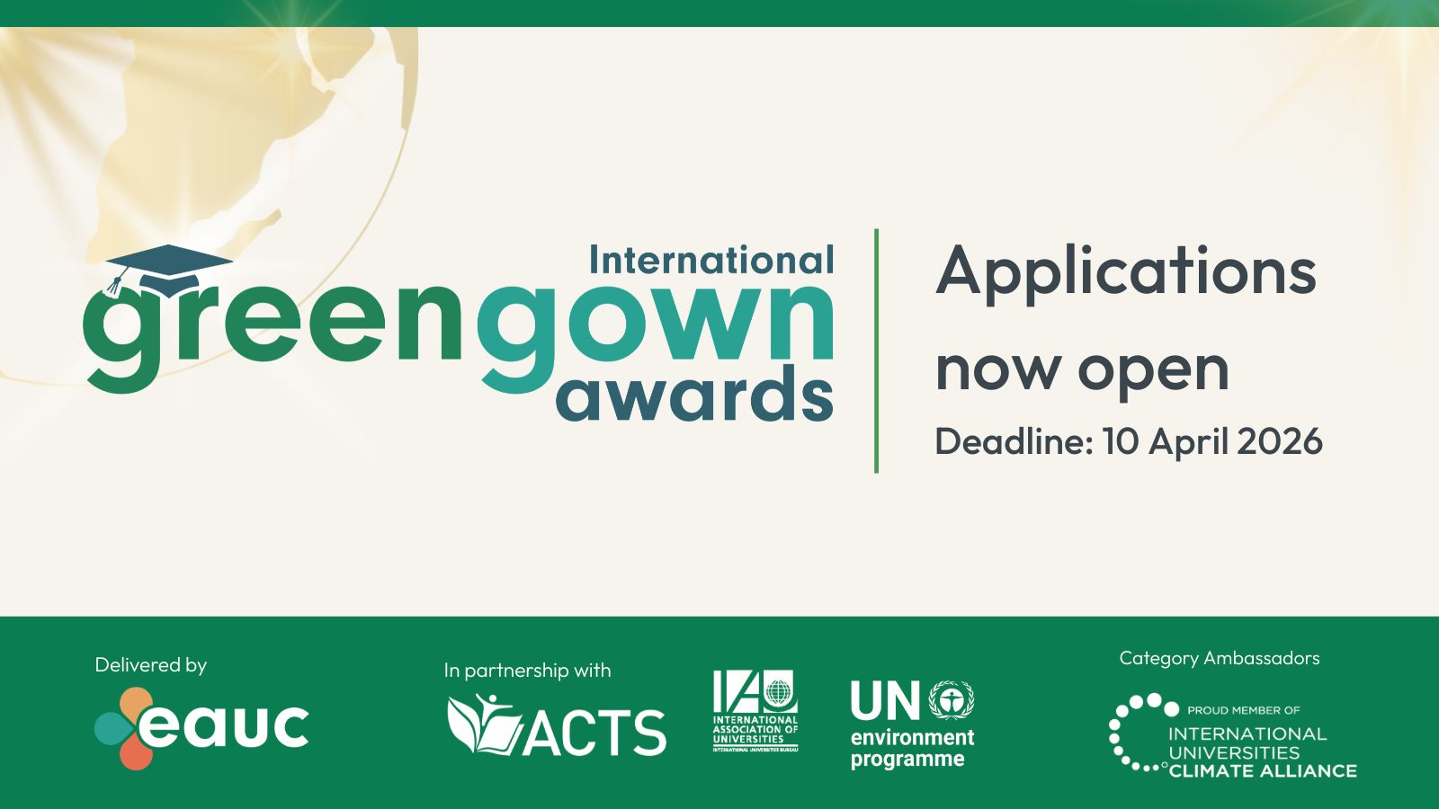 International Greengown awards 2026